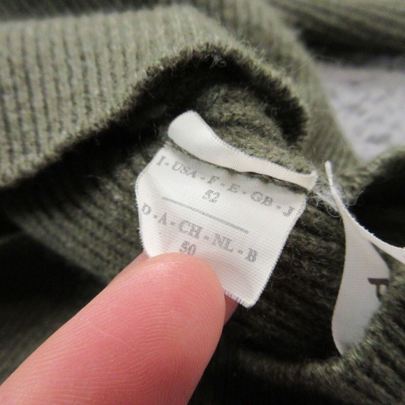 Brunello Cucinelli Mens Wool Cashmere Ribbed Sweater size 52 Large - Picture 4 of 12